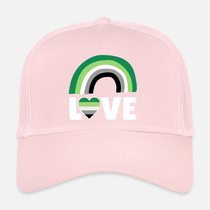 Aromanticisme, Aromantique, Arc Casquette trucker 