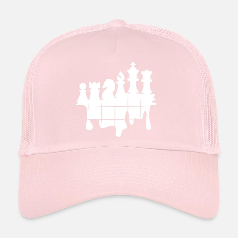 Chess Graffiti Jeu d’échecs Figures Knight Logo Casquette trucker 