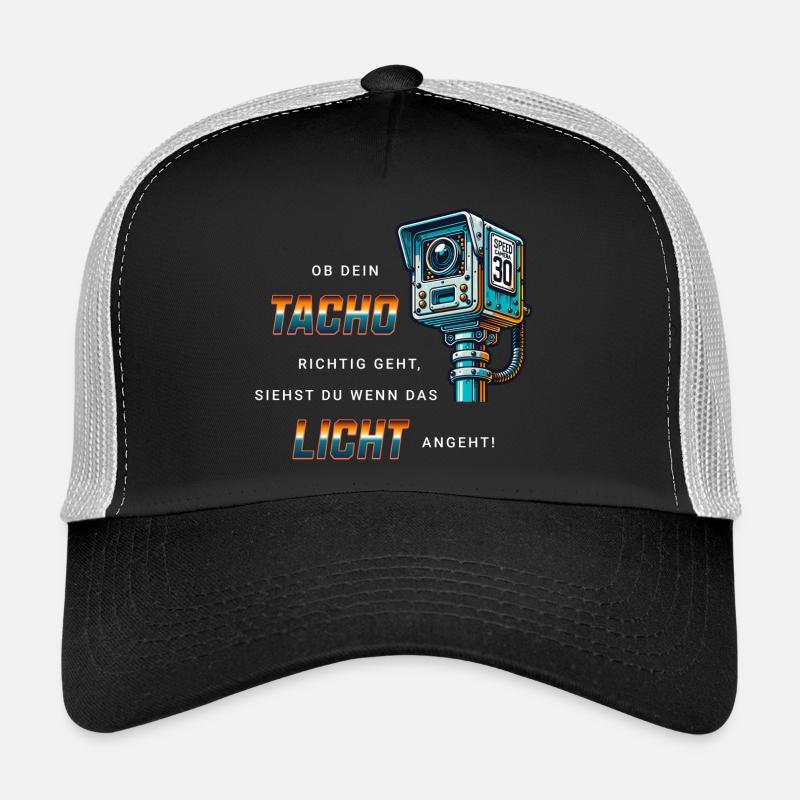 Auto Tuning Blitzer Spruch Trucker Cap