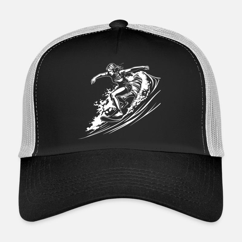Weiblicher Surfer Trucker Cap