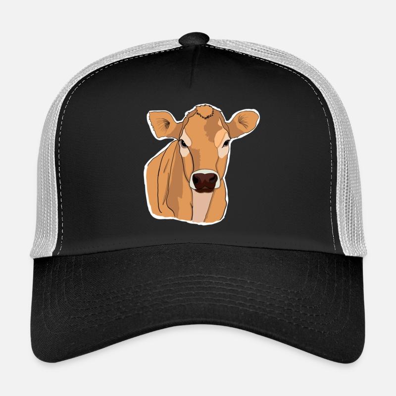 Vache Vaches - Casquette trucker  - noir/gris pierre