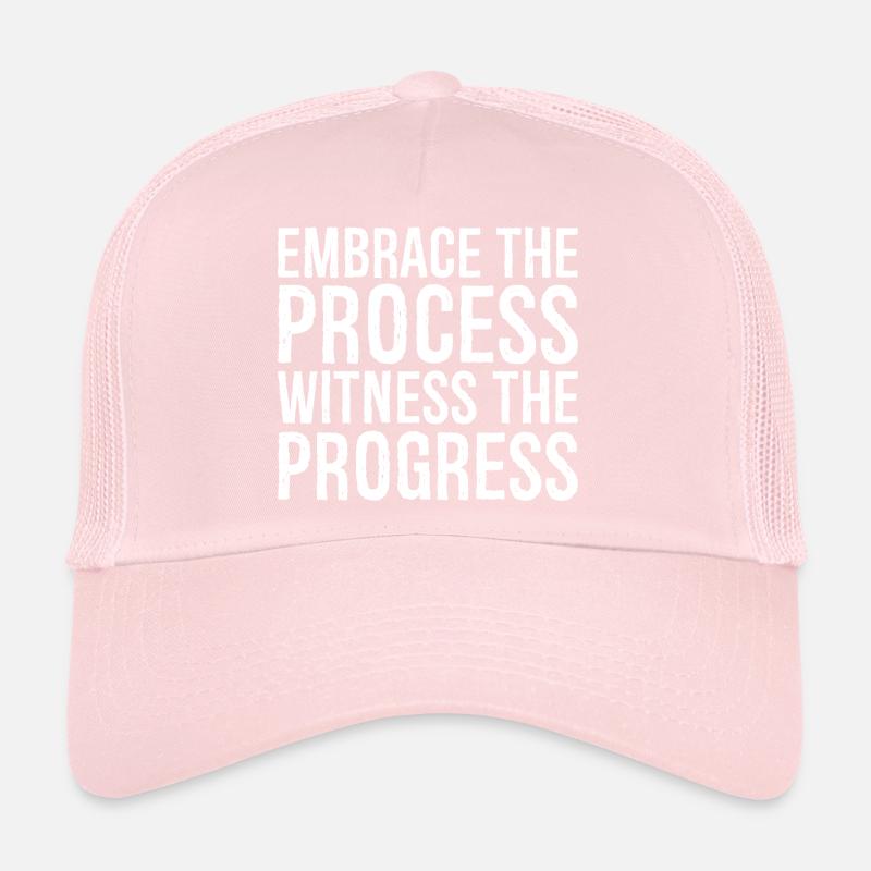 Embrassez le processus, observez les progrès Casquette trucker 