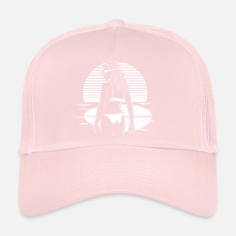 Weiblicher Surfer Trucker Cap