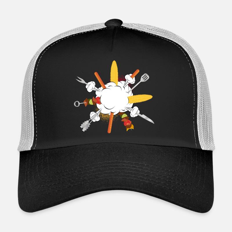 Grill explosion – comic motif for real guys Trucker Cap