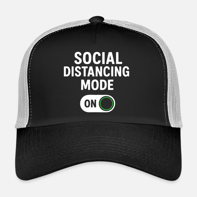 social distancing mode on Trucker Cap