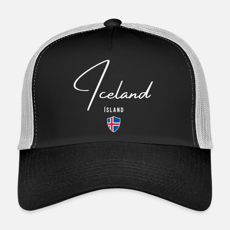 Icelandic pride, minimalist sleek design Trucker Cap