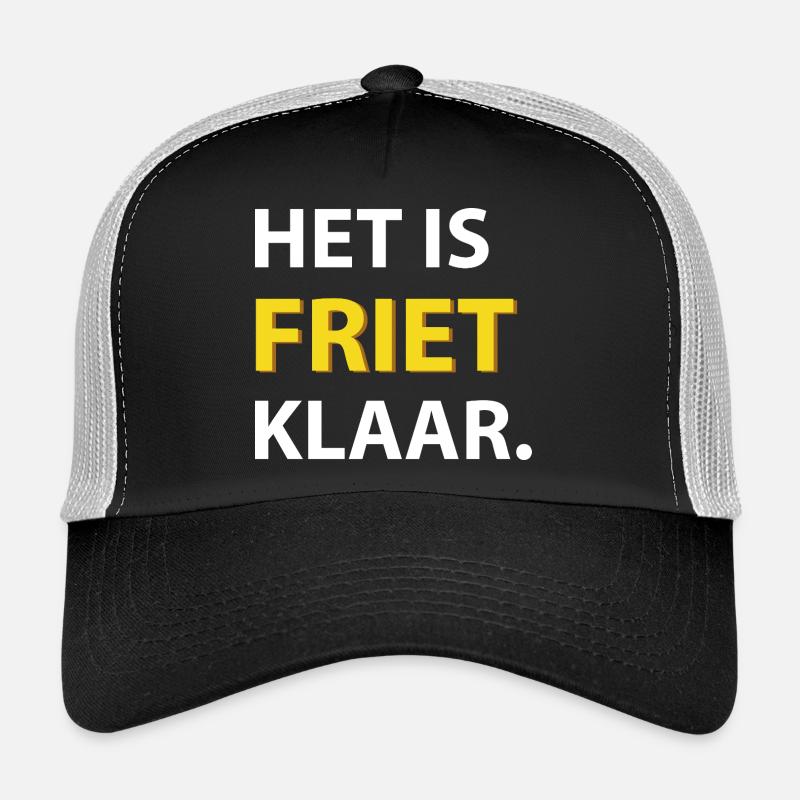 It's fries - Trucker Cap - black/stone grey