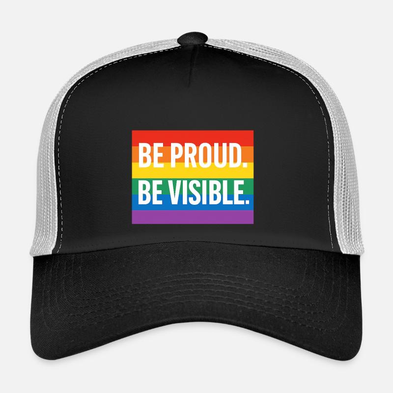 Rainbow Pride Statement Design Trucker Cap