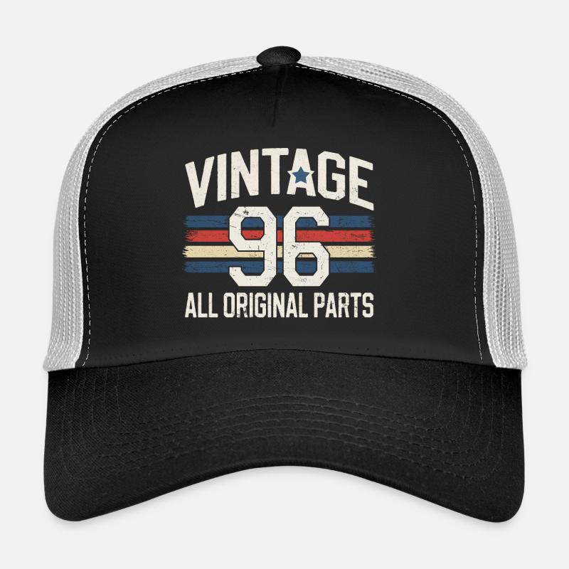 Vintage 1996 Rétro Retrolook Anniversaire Casquette trucker 