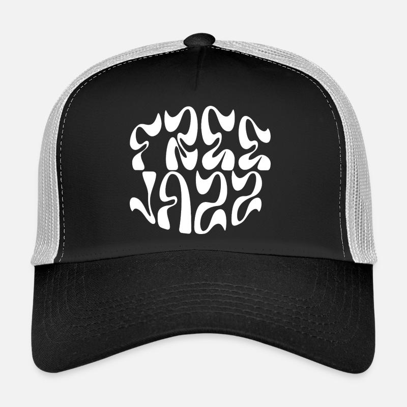 free jazz logo design Trucker Cap