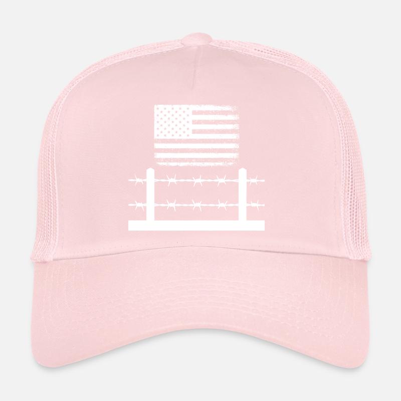 Barbed Wire America Trucker Cap