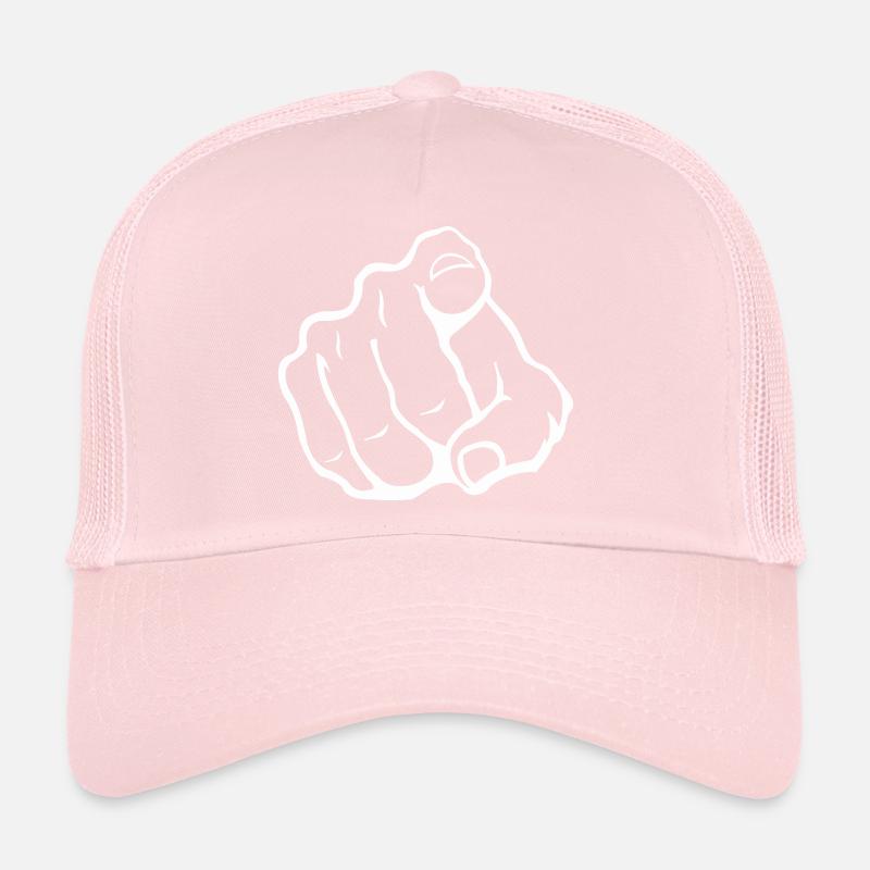 Silhouette de l’index Casquette trucker 
