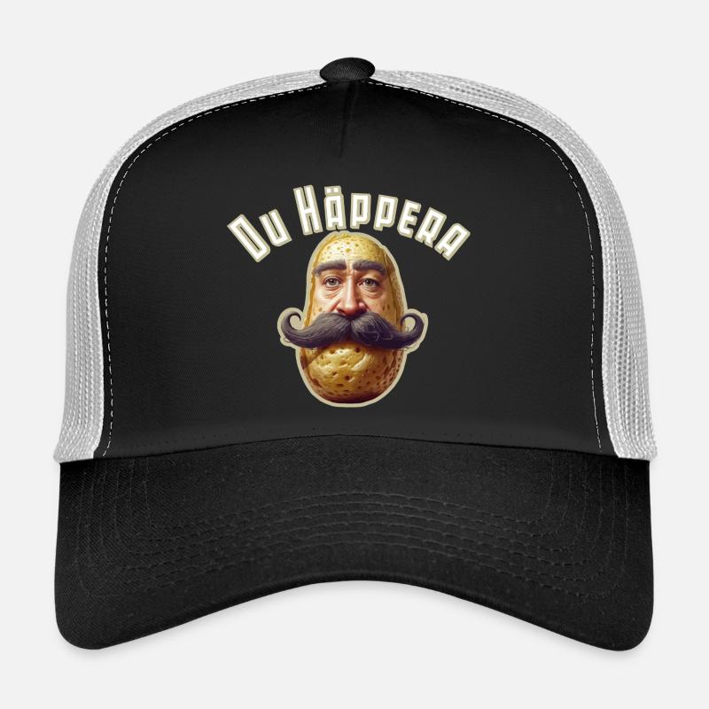 duhappera - Trucker Cap - Schwarz/Steingrau