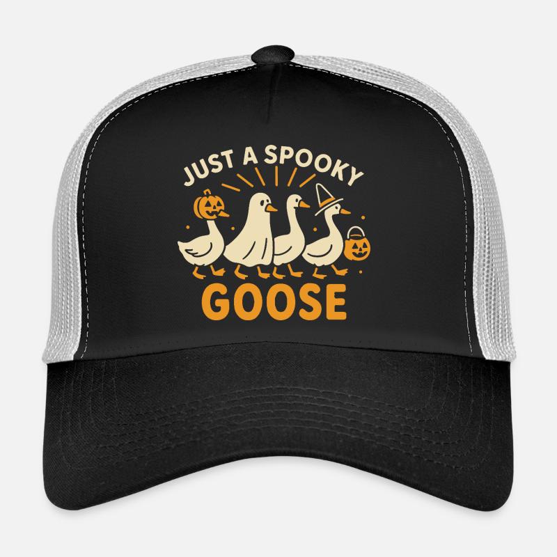 Just A Spooky Goose Halloween Kostüm Spaß Trucker Cap