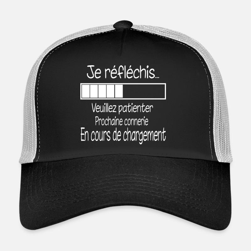 I'm thinking... Loading - Trucker Cap - black/stone grey