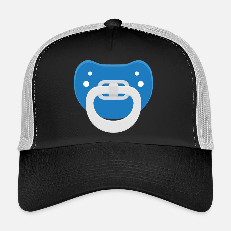 Blue pacifier Trucker Cap