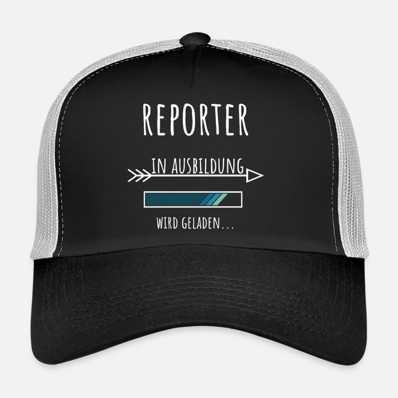 Journalism Student Profession Training Reporter Trucker Cap