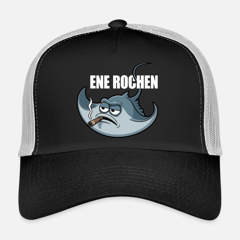 Ene Rochen Raucher Spruch Zigarette Kippe Rauchen Trucker Cap