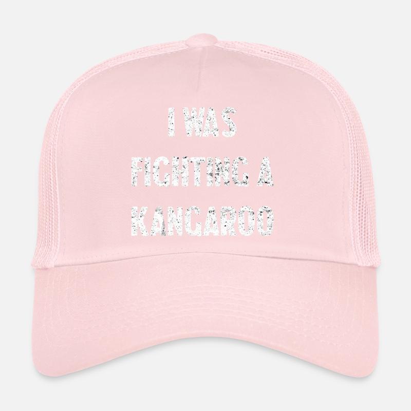 I was fighting a kangaroo Trucker Cap