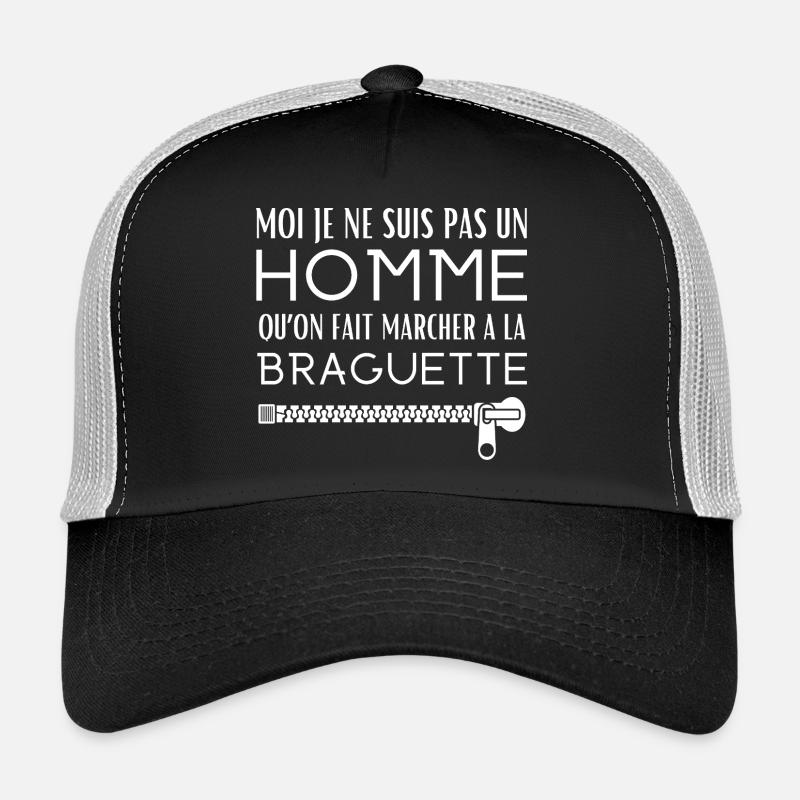 Walking with a fly - Trucker Cap - black/stone grey