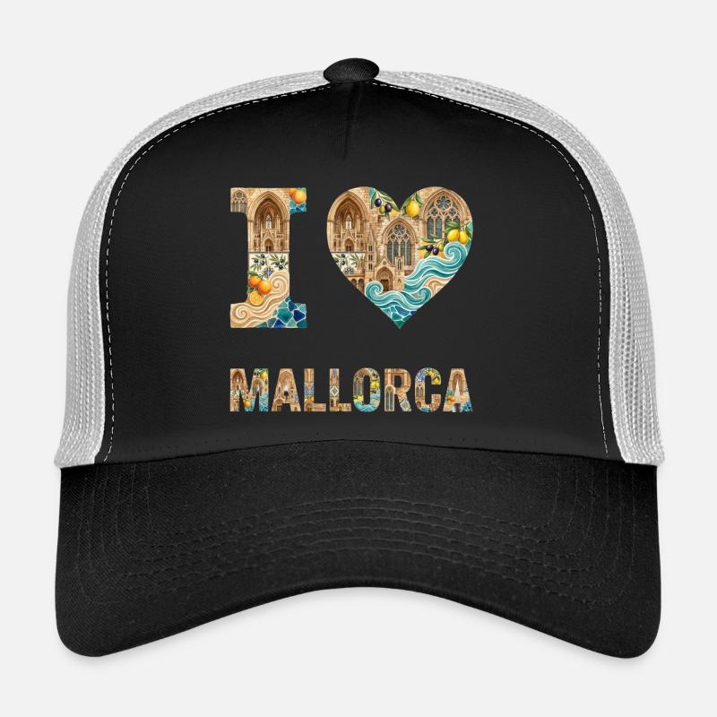 Majorque – Architecture méditerranéenne Casquette trucker 