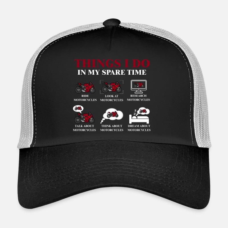 Things I Do In My Spare Time - Trucker Cap - black/stone grey