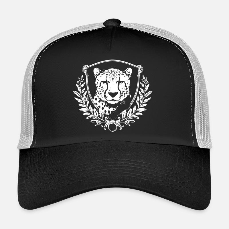 Phoque léopard avec laurier Casquette trucker 