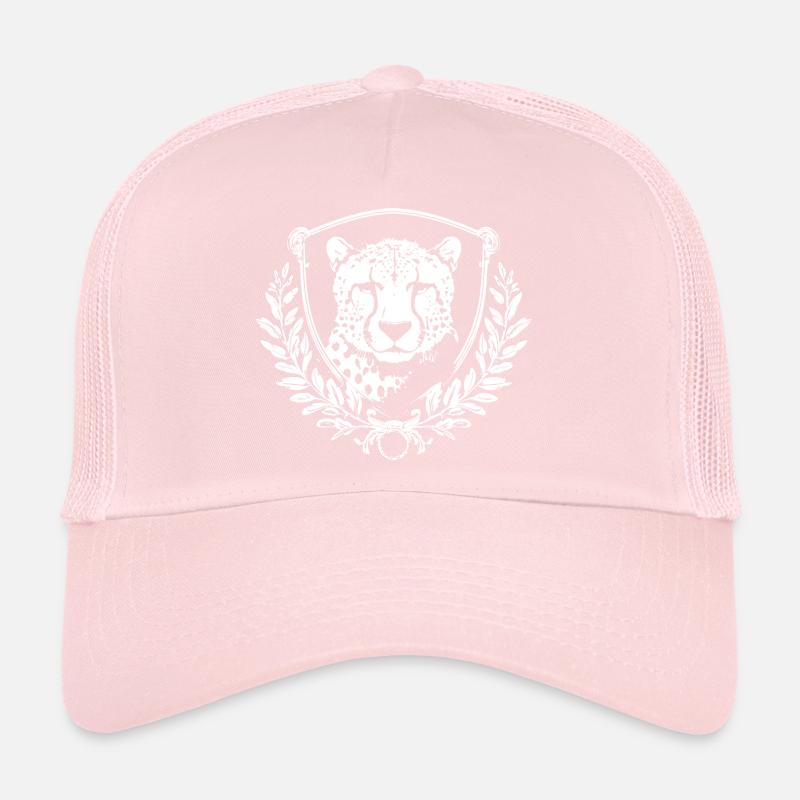 Leopard seal with laurel Trucker Cap