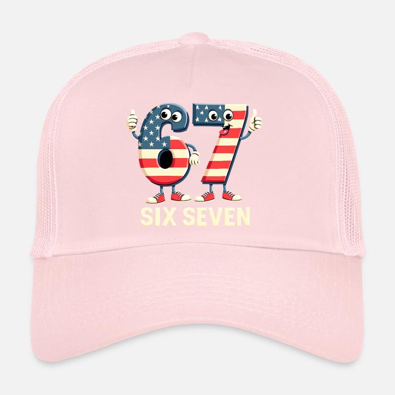 US Flag 67 Memes Six Seven Casquette trucker 