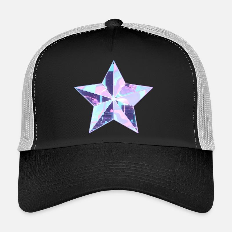 Pastellstern Neon Skyline Trucker Cap