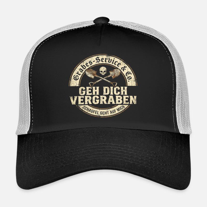 Va enterrer ton Grave Service Humour Casquette trucker 