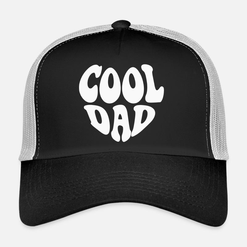 Cool Dad Heart Logo – Anpassbare Farbe Trucker Cap