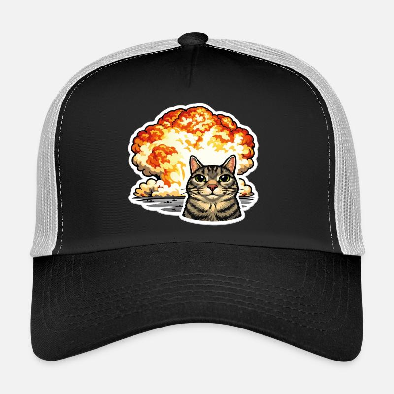 And it made a boom, such a fireball boy Trucker Cap