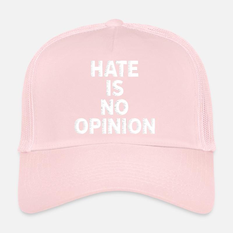 La haine n’est pas une opinion - Antifa Merch Casquette trucker 