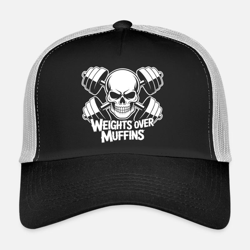 Gewichte über Muffins Schädel Trucker Cap