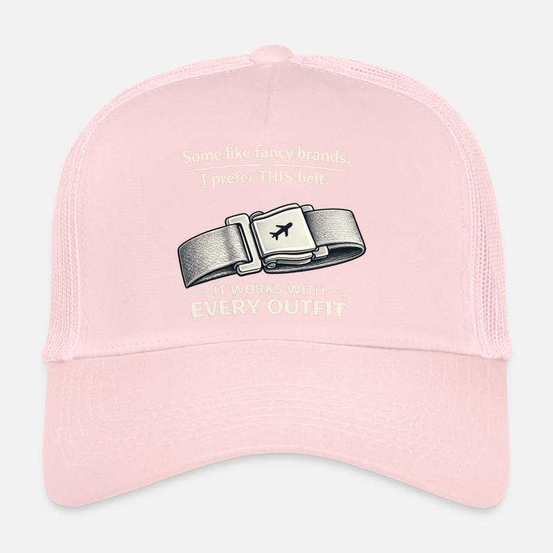 THIS Belt Spruch: Sitzgurt Flugzeug Trucker Cap