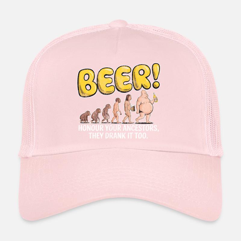 Evolution Beer Funny Witty Beer Trucker Cap