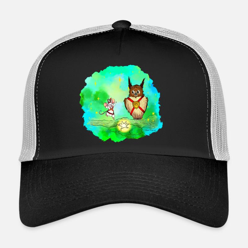 Stern-Sucher Maus und Eule Trucker Cap