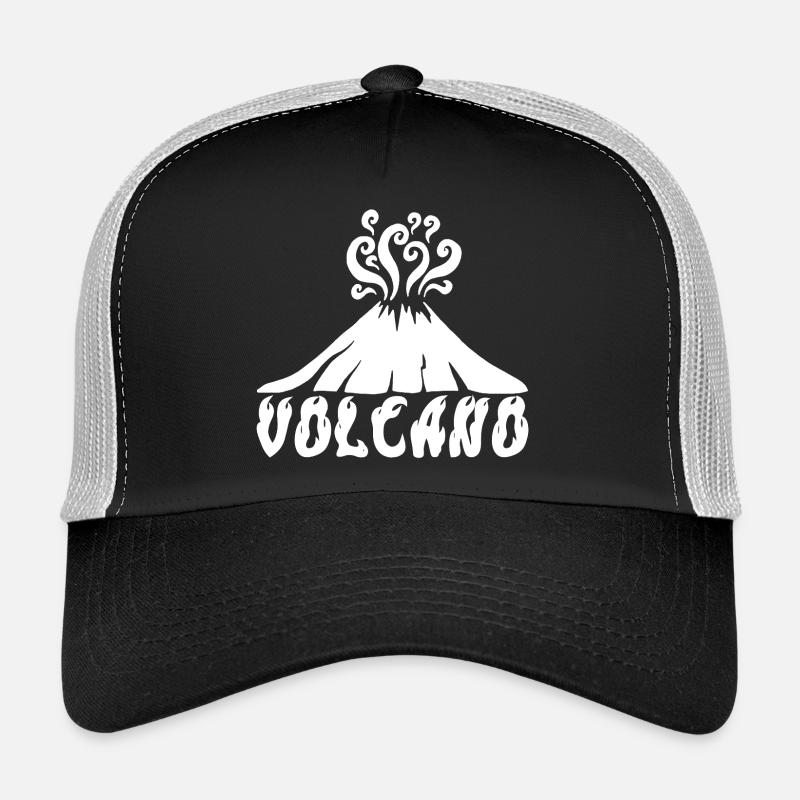 Volcan blanc Casquette trucker 