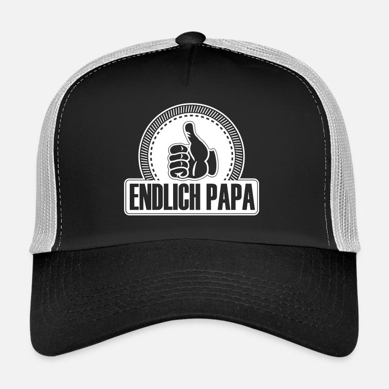 Finally, I like my thumbs up - Trucker Cap - black/stone grey