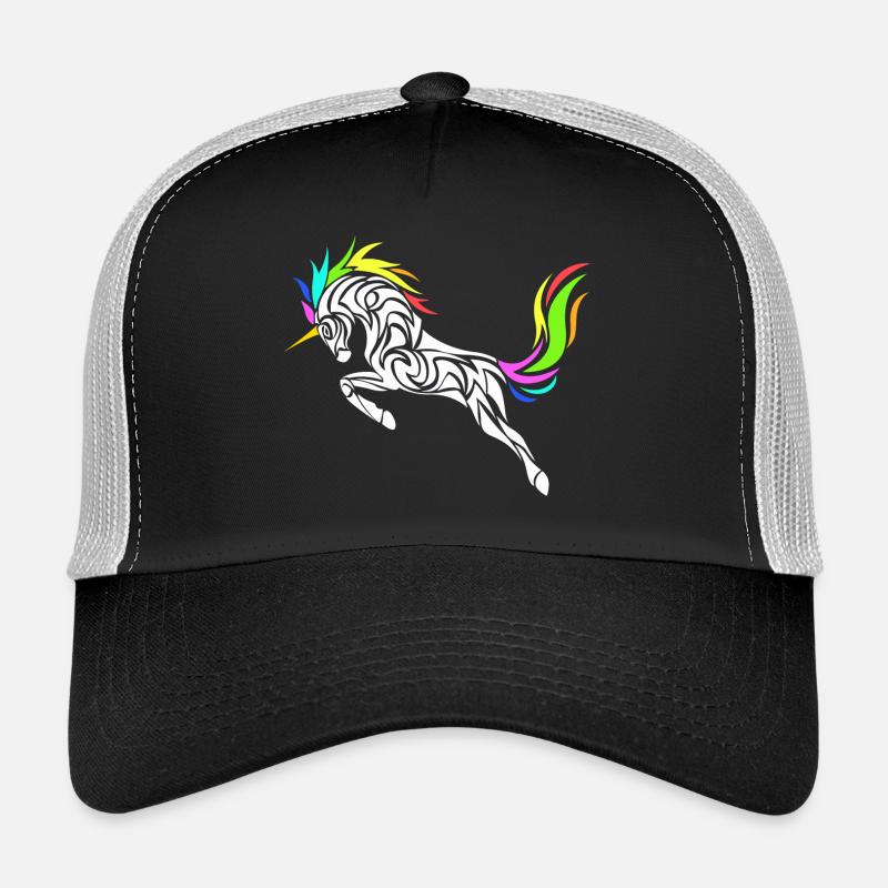 EINHORN STIL - Trucker Cap - Schwarz/Steingrau