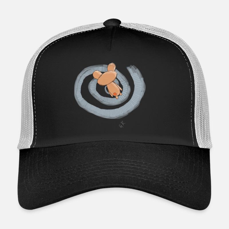 Ours perdu - Spirale Casquette trucker 