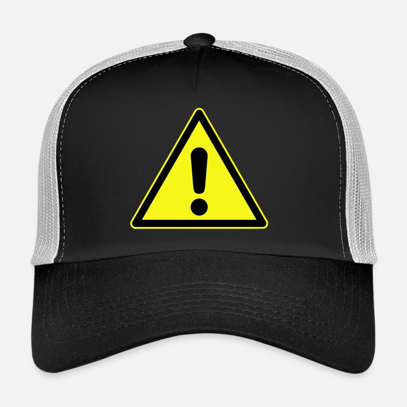 attention danger - Trucker Cap - black/stone grey