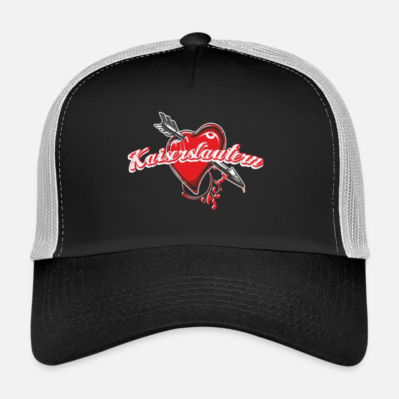 Kaiserslautern - Trucker Cap - Schwarz/Steingrau