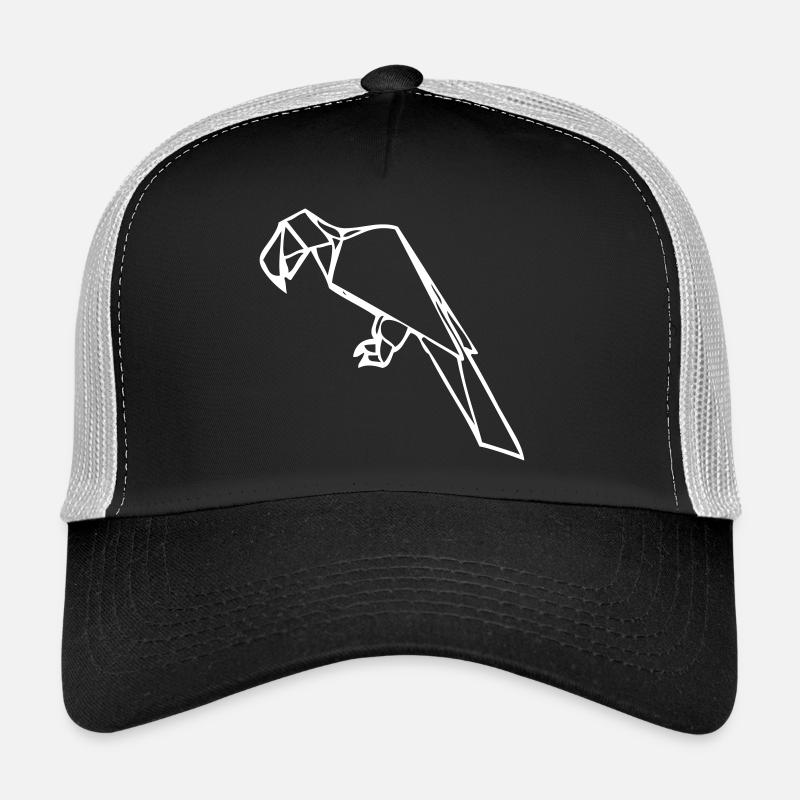 Ara | Perroquet | Origami Casquette trucker 