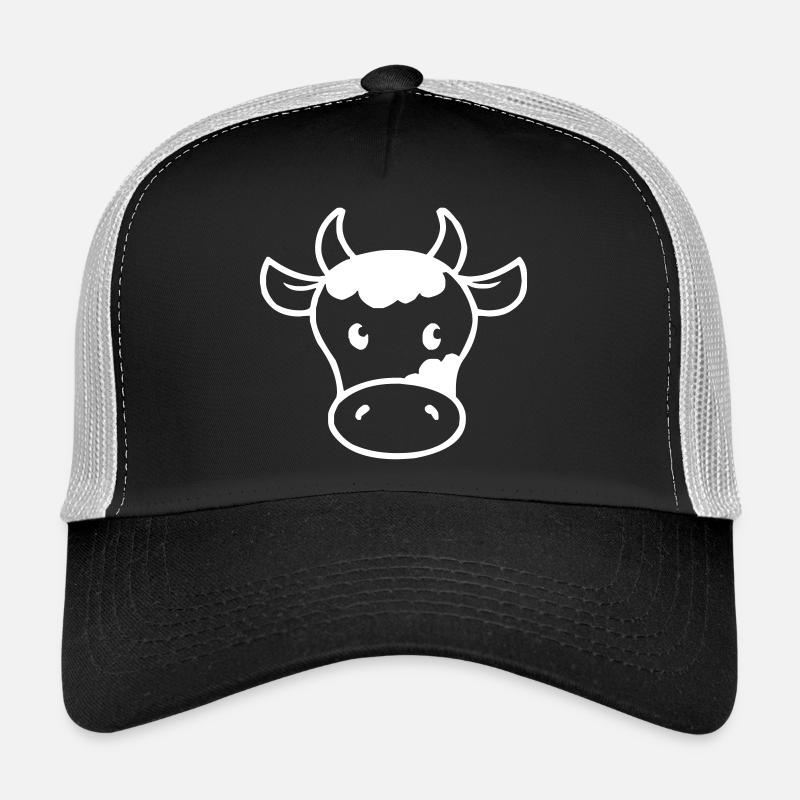 Kuh - Trucker Cap - Schwarz/Steingrau