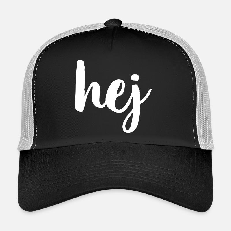 hej I Hello Welcome I Gift Trucker Cap