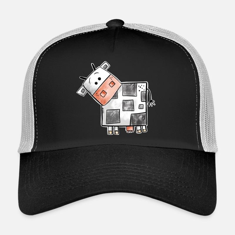 Square Cow I Cow Square Square Casquette trucker 