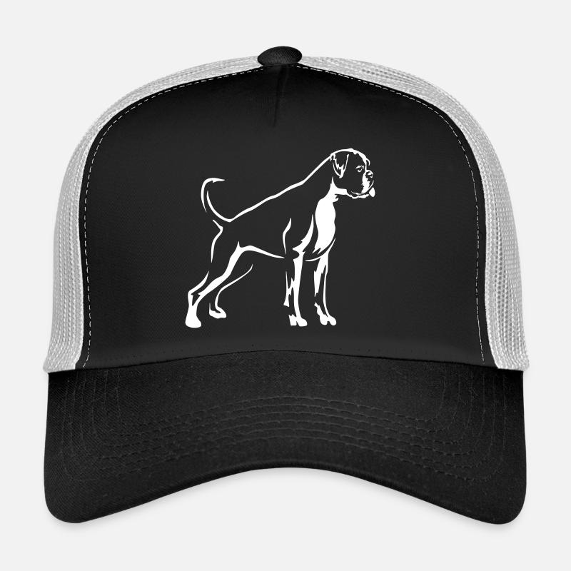 Boxer "Black Edition" - Trucker Cap - Schwarz/Steingrau