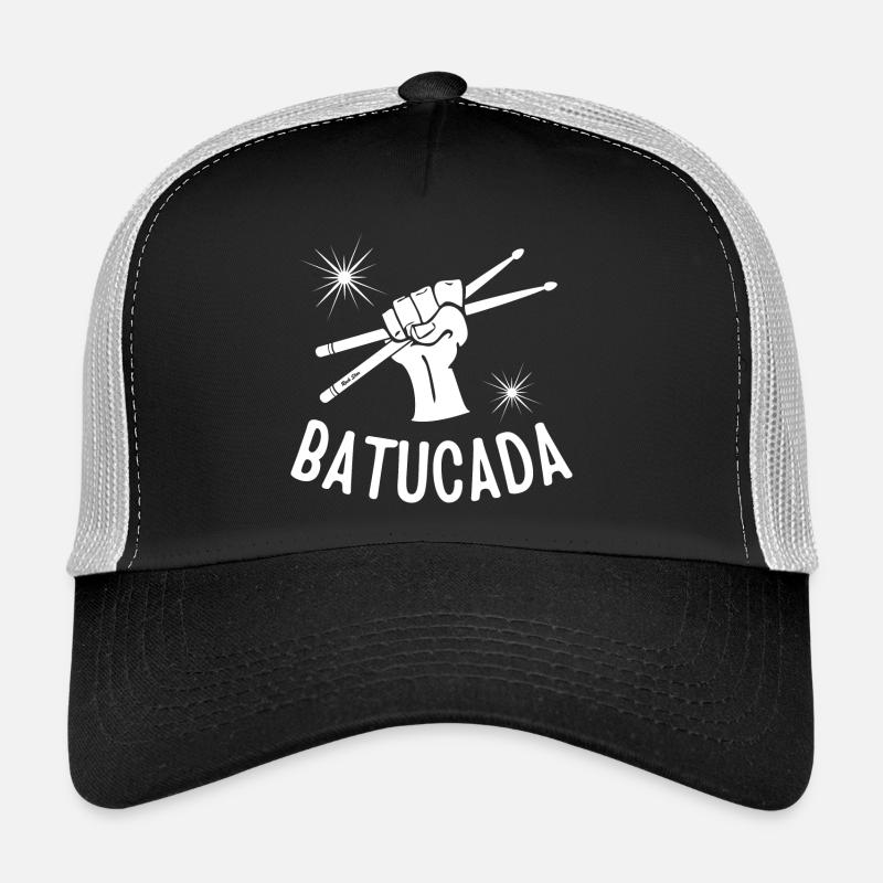 batucada, brésil, samba, rio - Casquette trucker  - noir/gris pierre